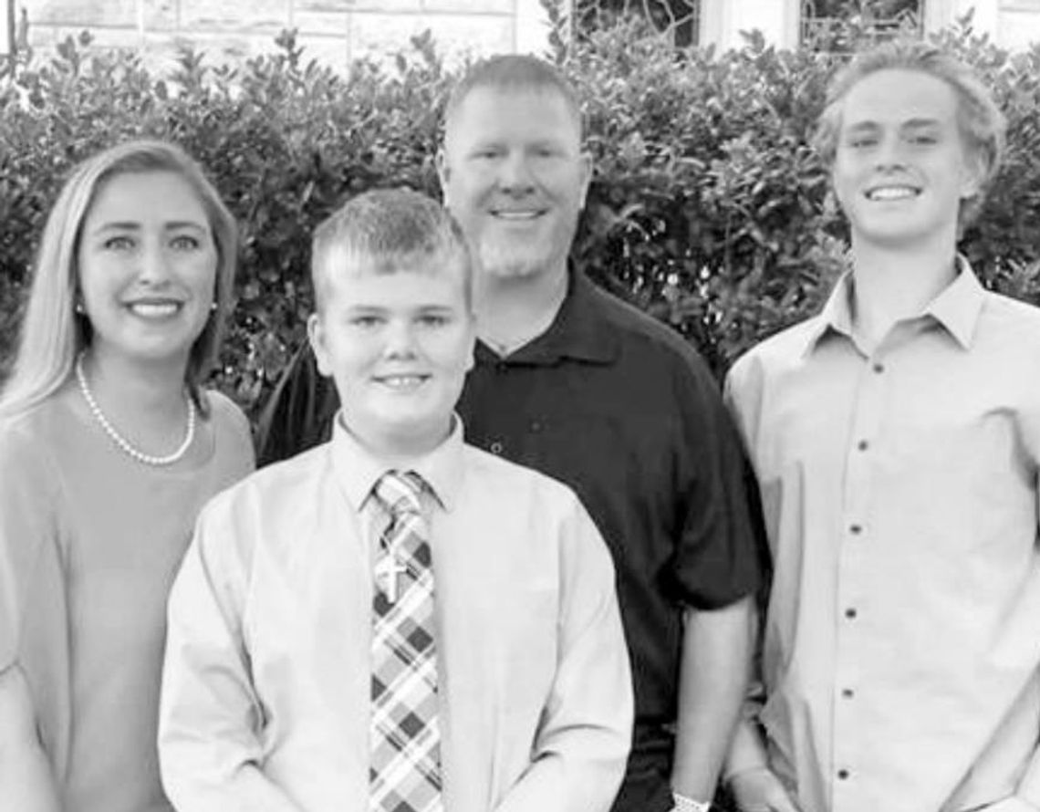 Coach Will Compton and his family come to Hutto after a successful stint at Hays Johnson as offensive coordinator. Photo Courtesy/Hutto ISD wbsite