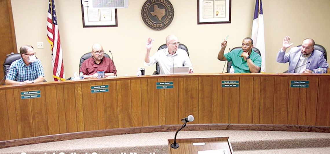 Taylor City Council votes 3-2 to approve an ordinance which increases council stipends to $1,000 a month and $1,500 a month for the mayor position. Screenshot from Taylor City Council meeting