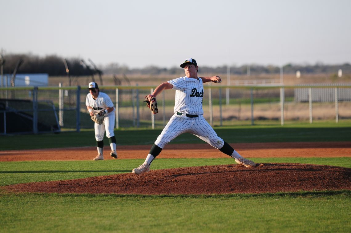 Taylor pitcher Chris Perez cracked the century mark in strikeouts with 12 K’s against the Bulldogs this past Friday, April 22.