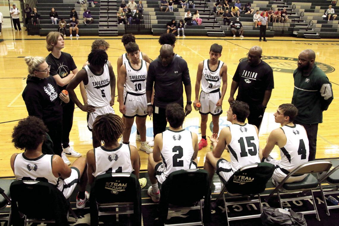 The Taylor Ducks boys’ basketball team host the Lorena Leopards Friday afternoon. The game is early Friday at the Duck Pond with tip-off at 3 p.m. The freshman and JV teams are not scheduled to play. Taylor starts district at home Dec. 20 against La Grange. Photo by Jason Hennington