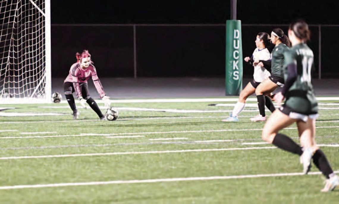 Ducks soccer sweeps Cameron