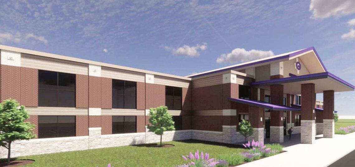 This rendering shows what the new Granger High School campus could look like if funded by the upcoming bond election Courtesy graphic / Granger ISD