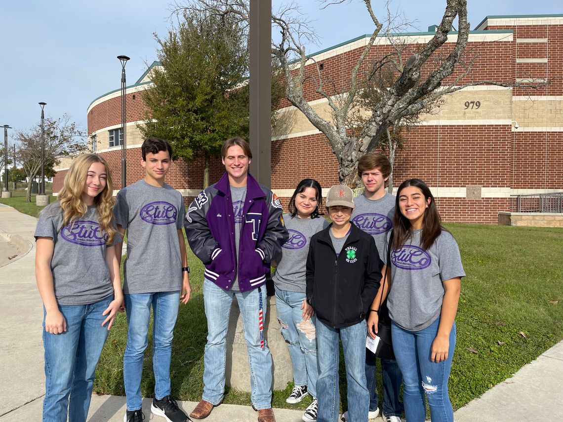 Thrall High School’s 2021-22 student council officers include Luke Fisher, president, Mikayla Martin, vice president; Elena Garcia, secretary; Matthew Martin, treasurer; Cenzie Cunningham, reporter; Mac Hamann, historian; and T.J. Kirchner, parliamentarian. Advisor is Monica Barton. Courte...