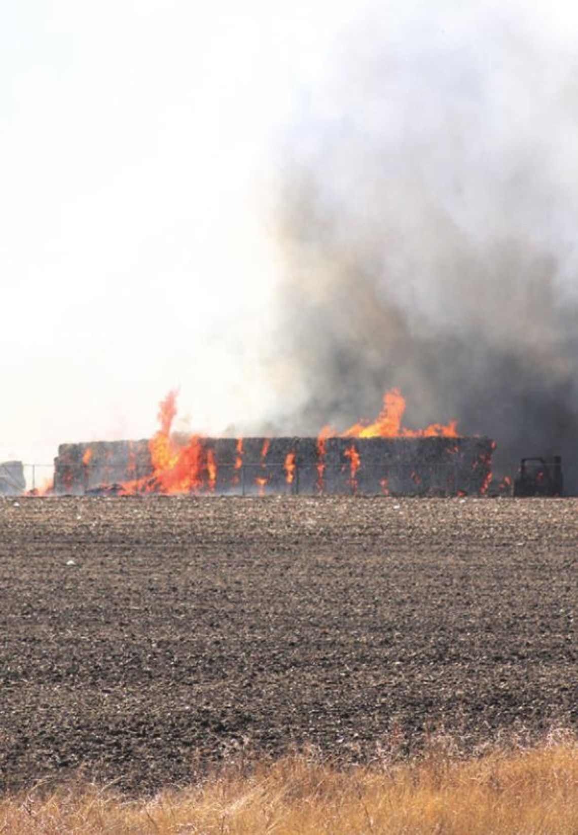 Fire burns waste management center