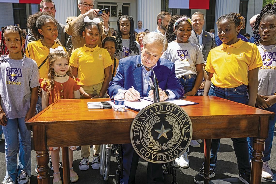 Gov. Abbott signs school voucher bill into effect