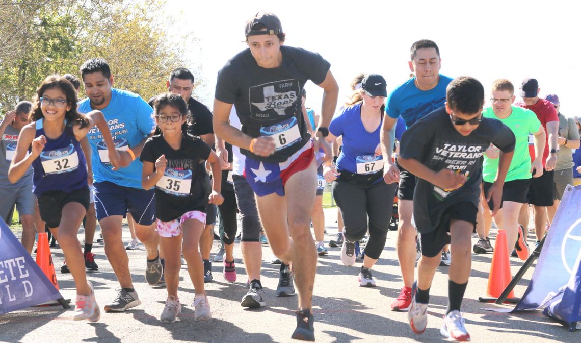 The fifth annual Taylor Veteran’s Beer Run is set for Saturday, Nov. 5 in Murphy Park. The race is open to anyone and will include eight beer stations along the route. Photo by Jason Hennington