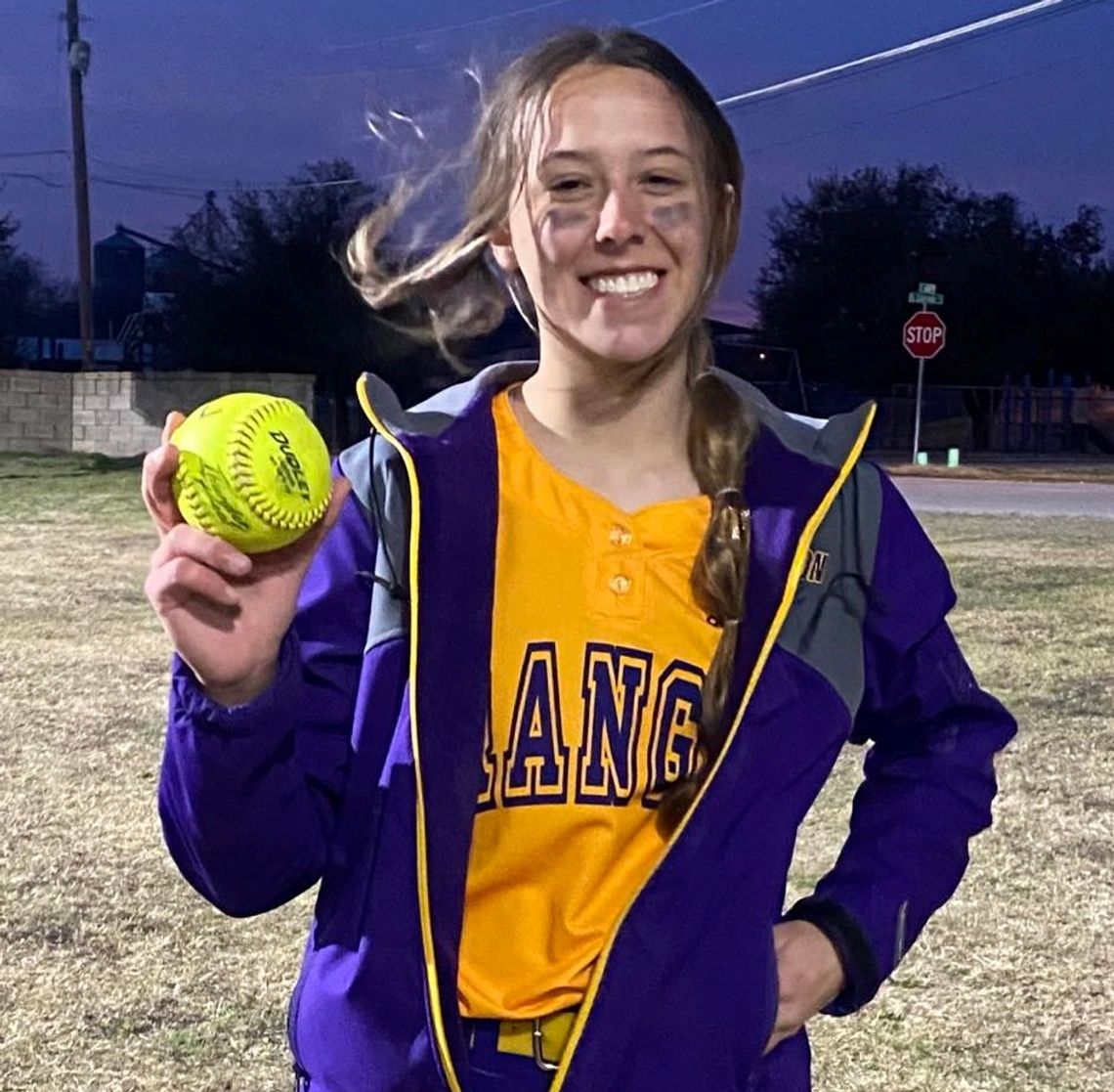 Junior Lady Lion Mattie Wilkie homered in Tuesday night’s game against Mumford as Granger earned their second consecutive shutout win of the season. 