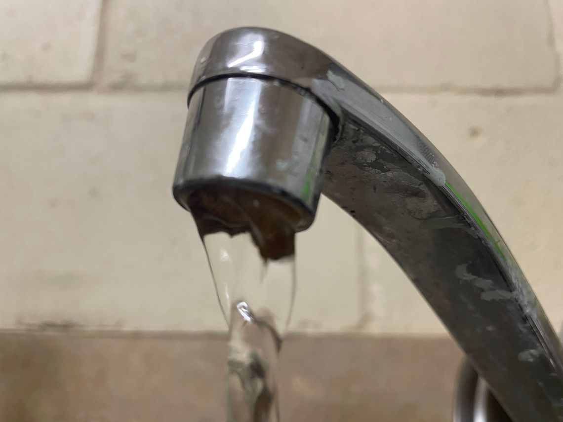 Northeast Granger will not have water service for a couple of days.  Photo by Fernando Castro