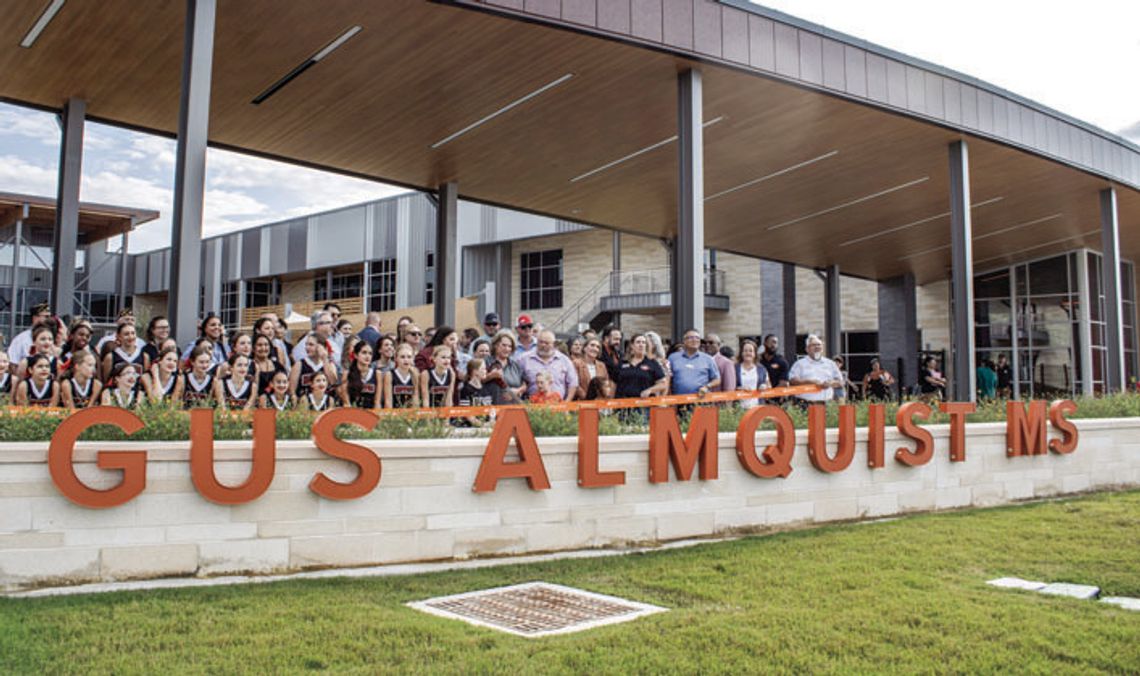 Gus Almquist Middle School opens with fanfare