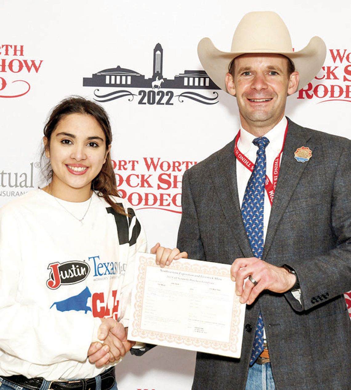 Hutto FFA members win FWSSR Calf Scramble scholarships