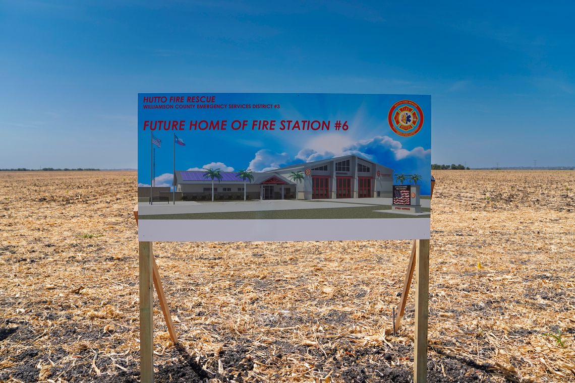 Hutto Fire Rescue announces Station 6 site as city plans own station