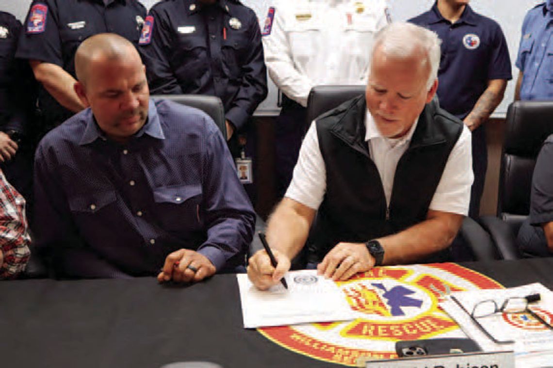 Hutto firefighters ink labor deal Hutto firefighters ink labor deal