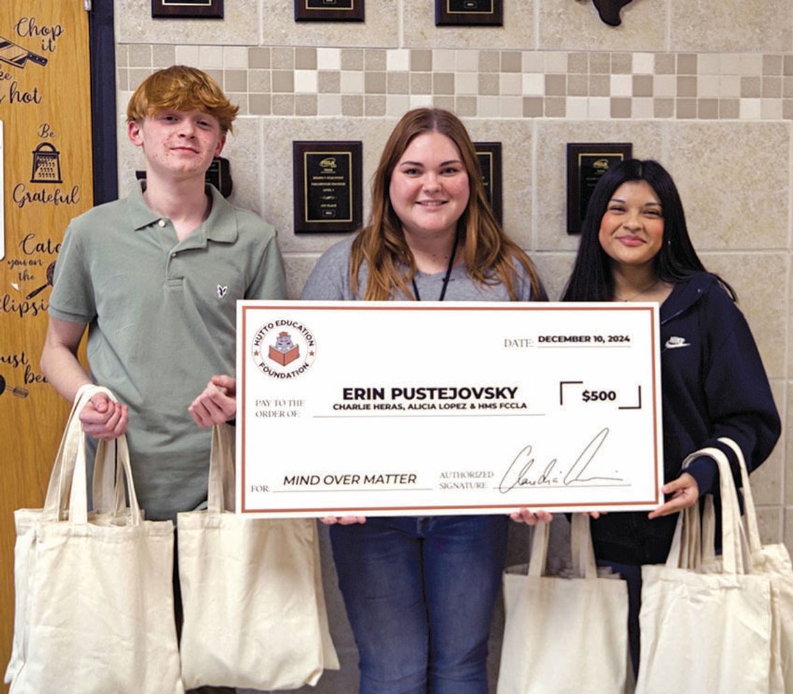 Hutto Middle students create chemotherapy care packages