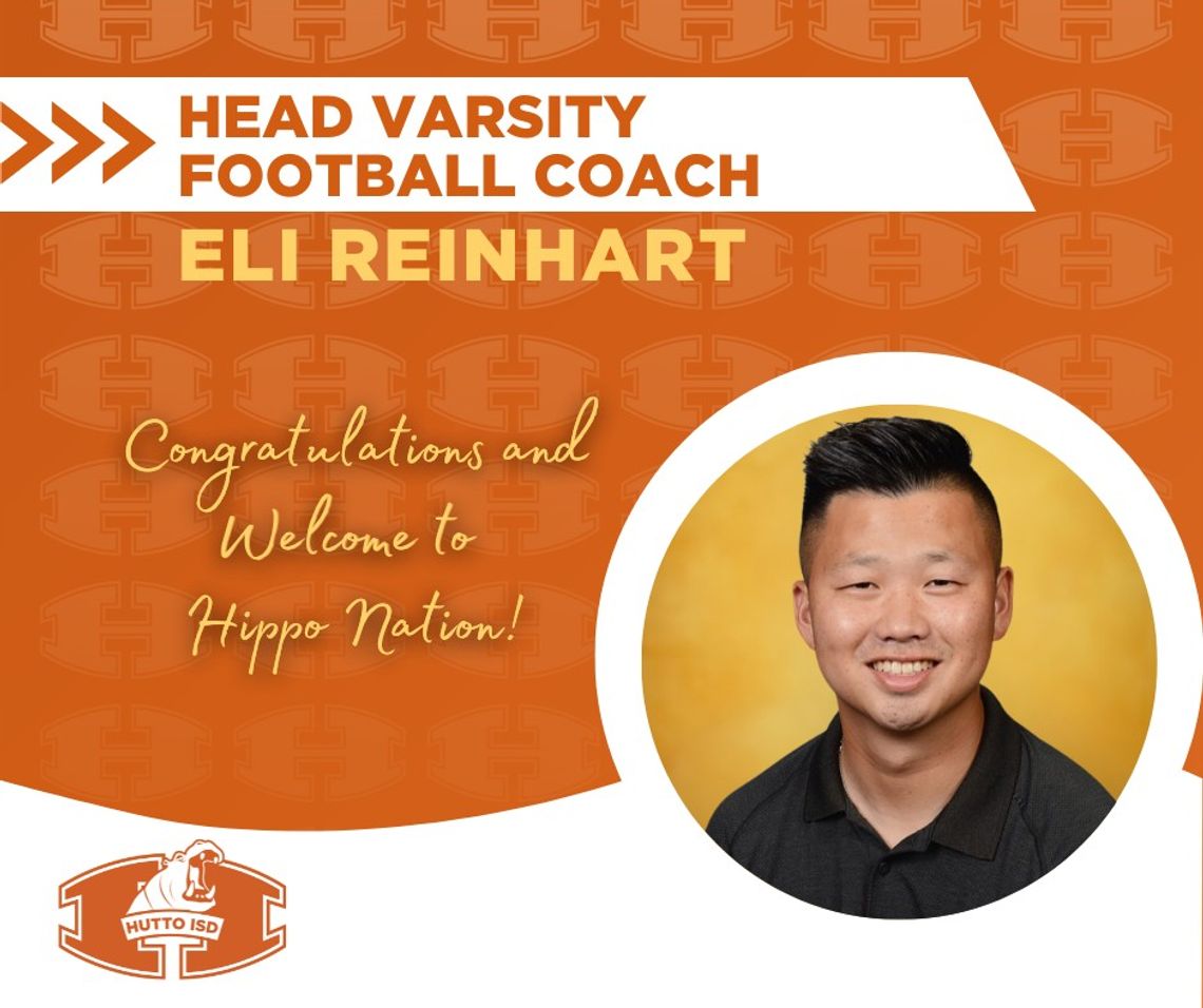 Hutto nabs Eli Reinhart as new head football coach