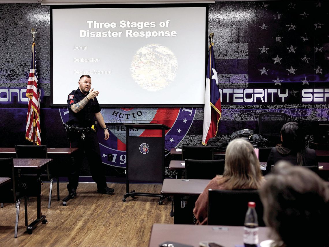 Hutto PD teaches proper disaster response