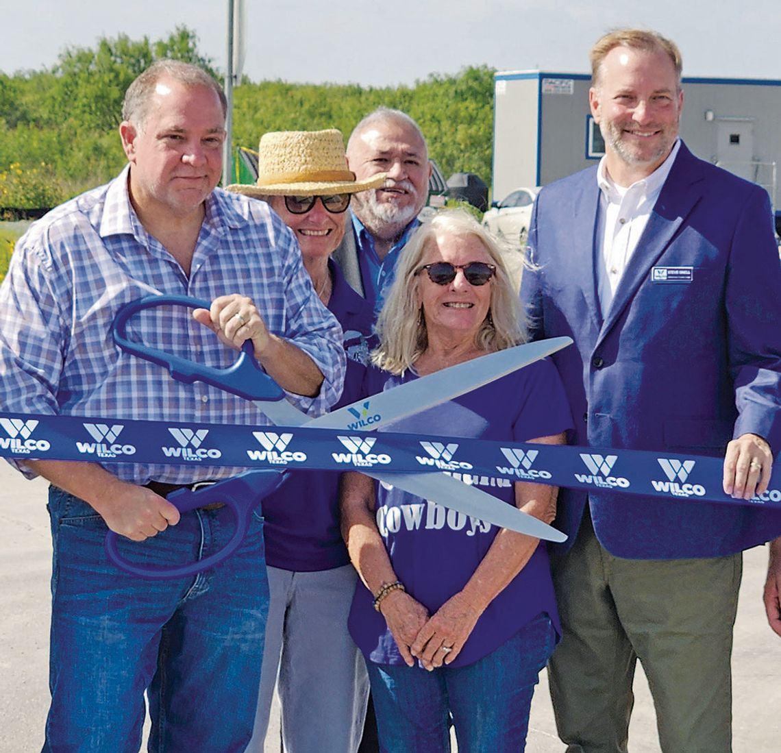 Improved Coupland road to school opens Improved Coupland road to school opens
