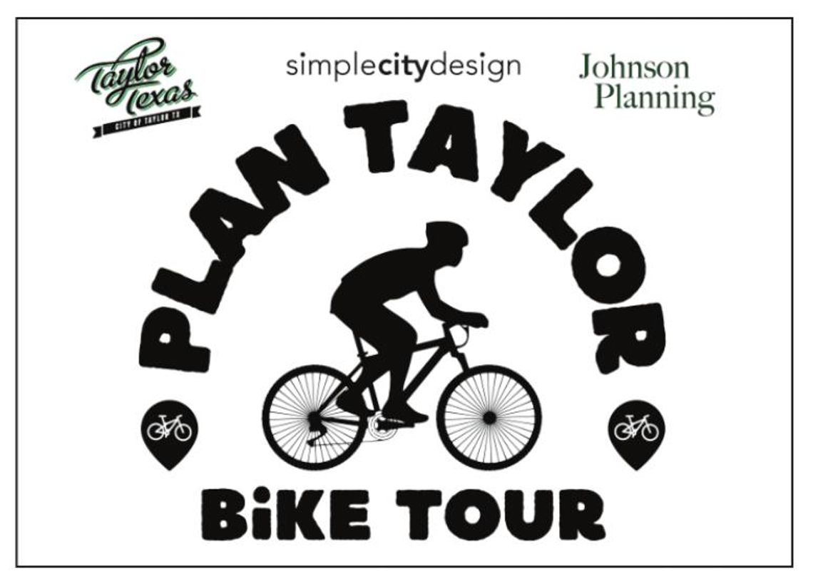 The Plan Taylor Bike Tour will be Saturday, May 7. In addition, the Taylor Design Rodeo will be Tuesday, May 3. Courtesy graphic / City of Taylor