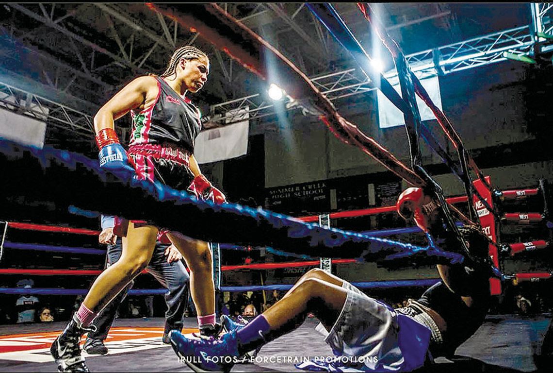 Boxers punches her way back