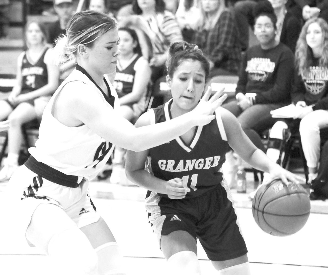 The Lady Lions concluded their season on the road against Thorndale. Granger graduates just four players this season and return next year with many key contributors returning. Photo by Larry Pelchat