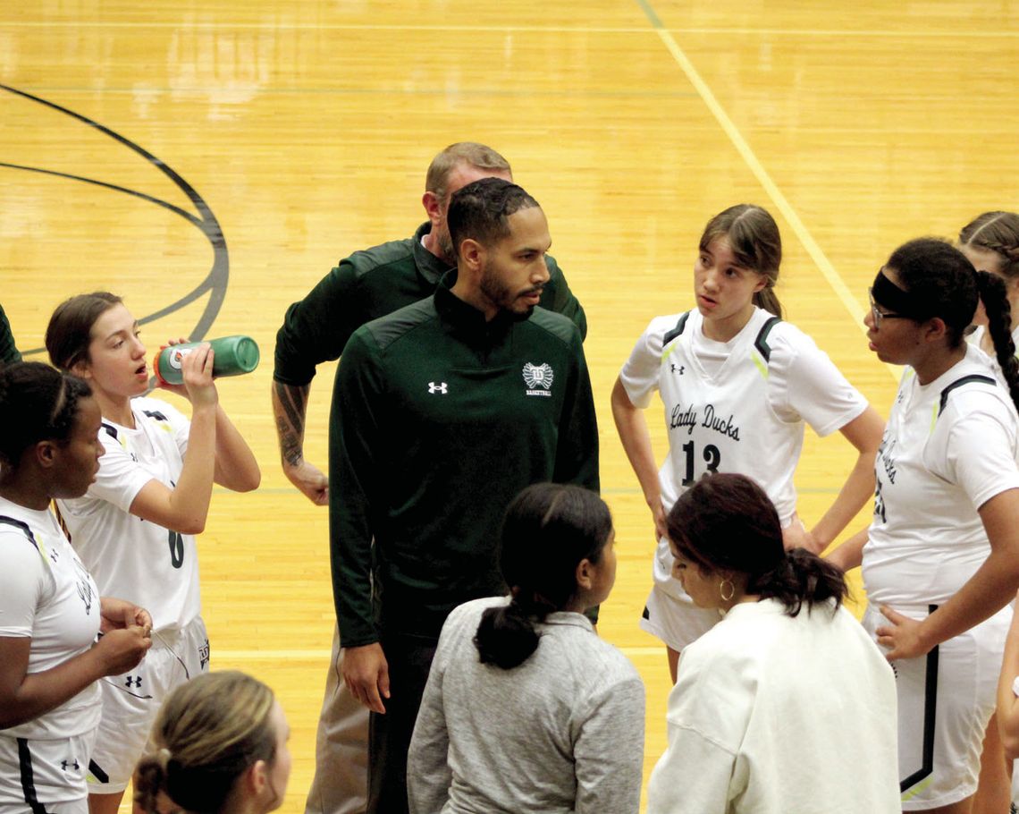 The Taylor Lady Ducks opened up their district play Tuesday night traveling to take on Austin Achieve. The Lady Ducks will play their first home game of district play on Friday, Dec. 16, against Manor New Tech where fans are encouraged to wear an ugly Christmas sweater to get into the holi...