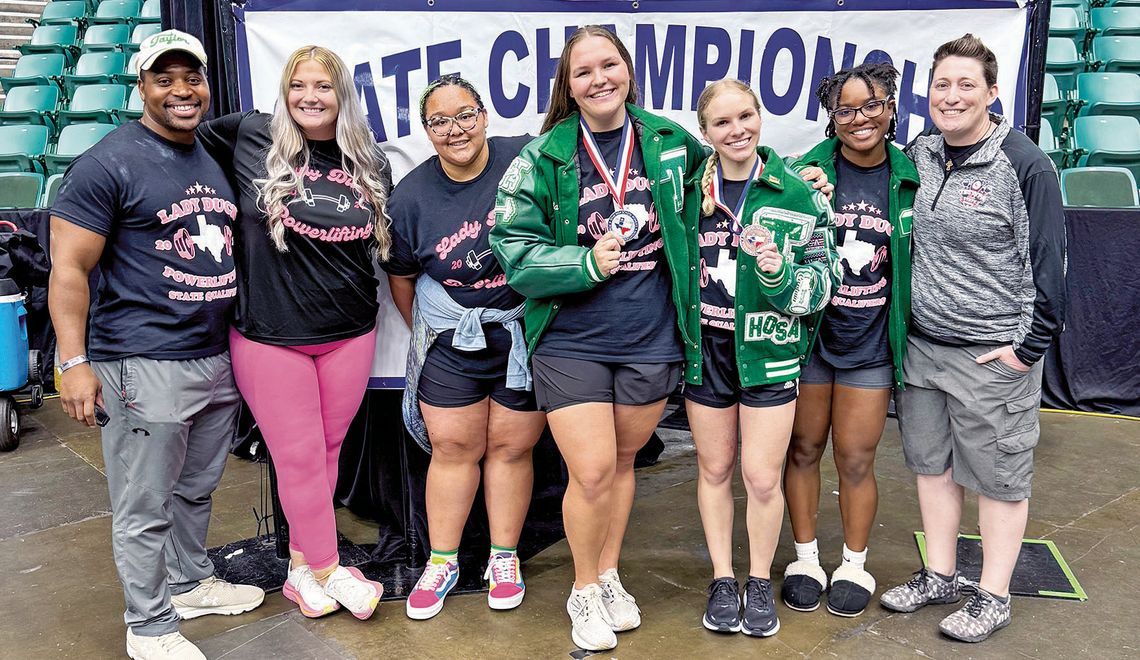 Lady Ducks powerlifting competes at state