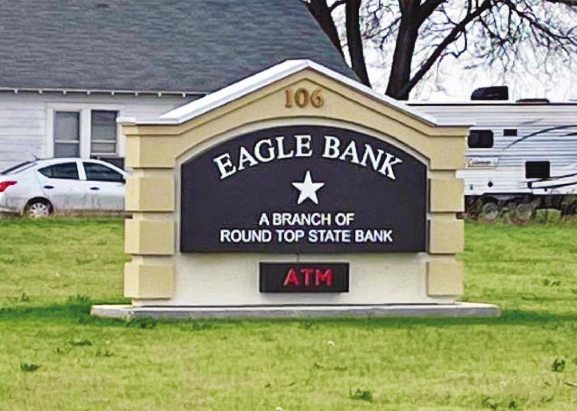 Eagle Bank is a branch of Round Top State Bank. Facebook / Eagle Bank, A Branch of Round Top State Bank