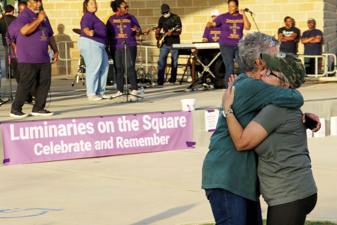 Luminaries on the Square will be held this from 6 to 9 p.m. Friday, April 14, at Heritage Square. The event is a time to honor, recognize and remember anyone who has battled cancer. Photo by Jason Hennington