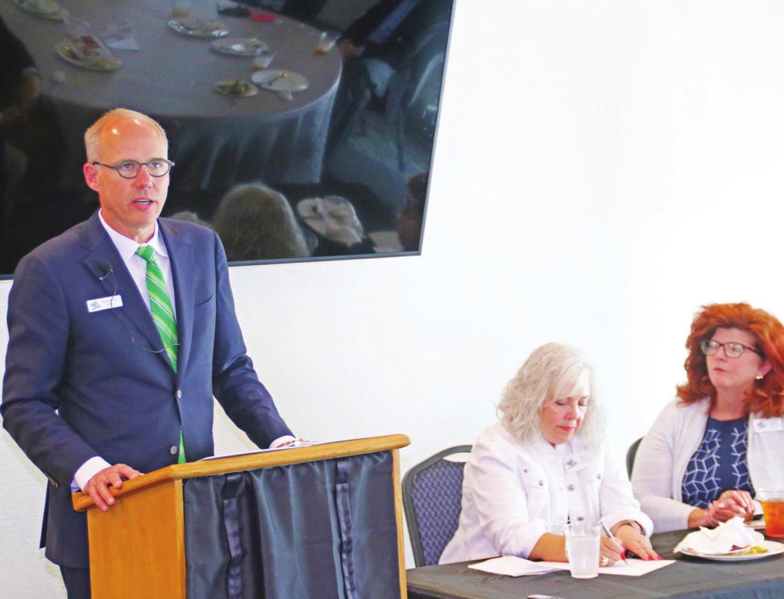 Mayor Brandt Rydell will give a state of the city address at the Chamber of Commerce luncheon Feb. 28. Rydell gave a similar address at a Chamber luncheon last year. Photo by Jason Hennington