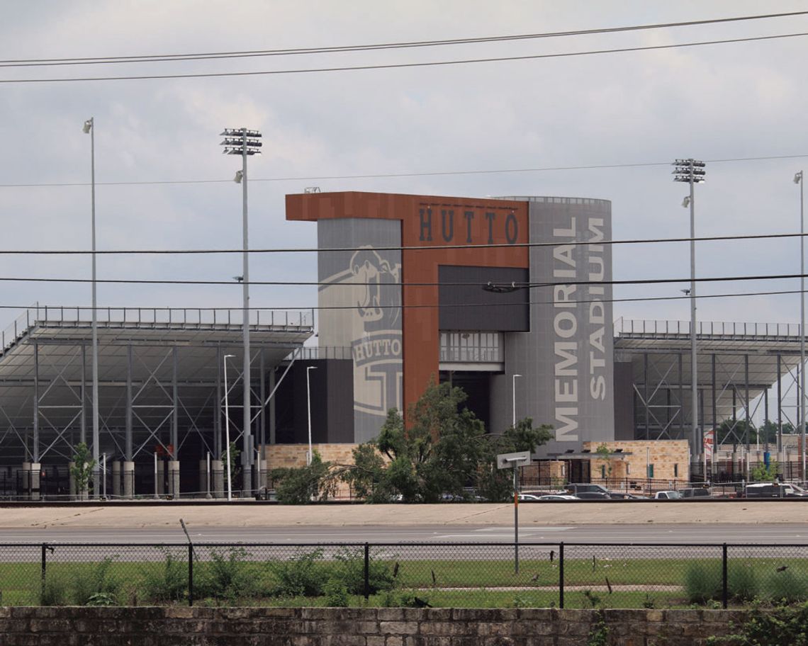 Hutto Memorial Stadium at Hutto High School, 573 Chris Kelly Blvd. Photo by Edie Zuvanich