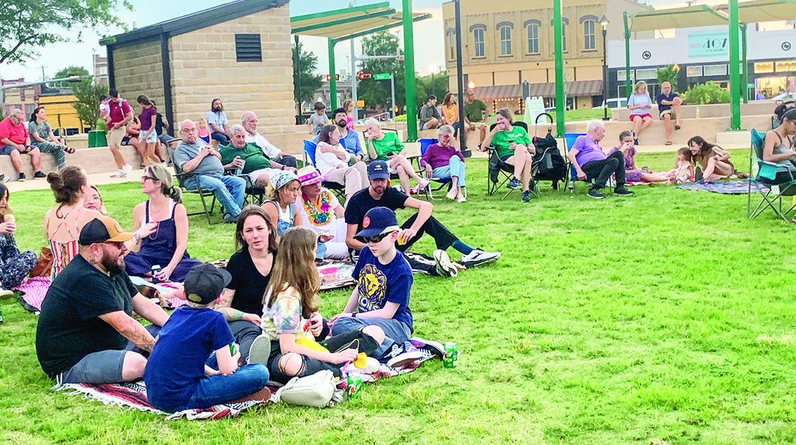 People are encouraged to bring picnics and blankets to the next Music on Main concert, which is a free and family-friendly event that will be held tomorrow evening at Heritage Square Park. Courtesy photos by Richard Stone