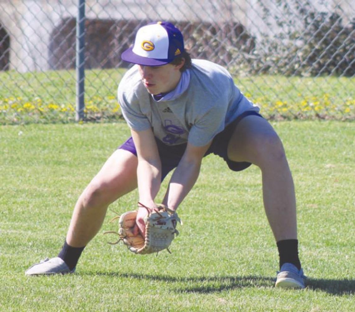 Granger ISD baseball and softball players practice prior to their respective games during the 2021 season. Both fields are a subject in the proposed bond in this May’s election. Photos by Matt Hooks