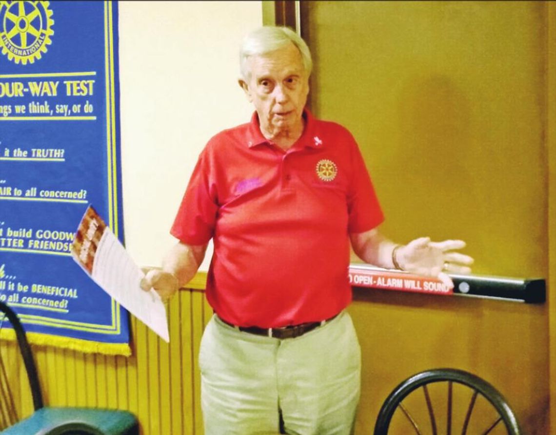 RACIAL UNITY DISCUSSED AT ROTARY