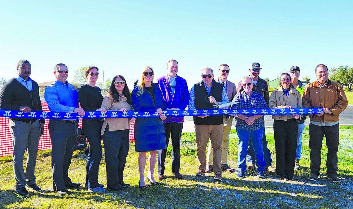 Ribbon cutting marks opening of Granger road project Ribbon cutting marks opening of Granger road project