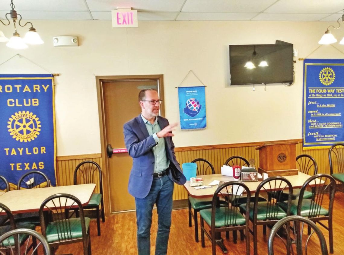 ROTARY HEARS FROM ARCHITECT