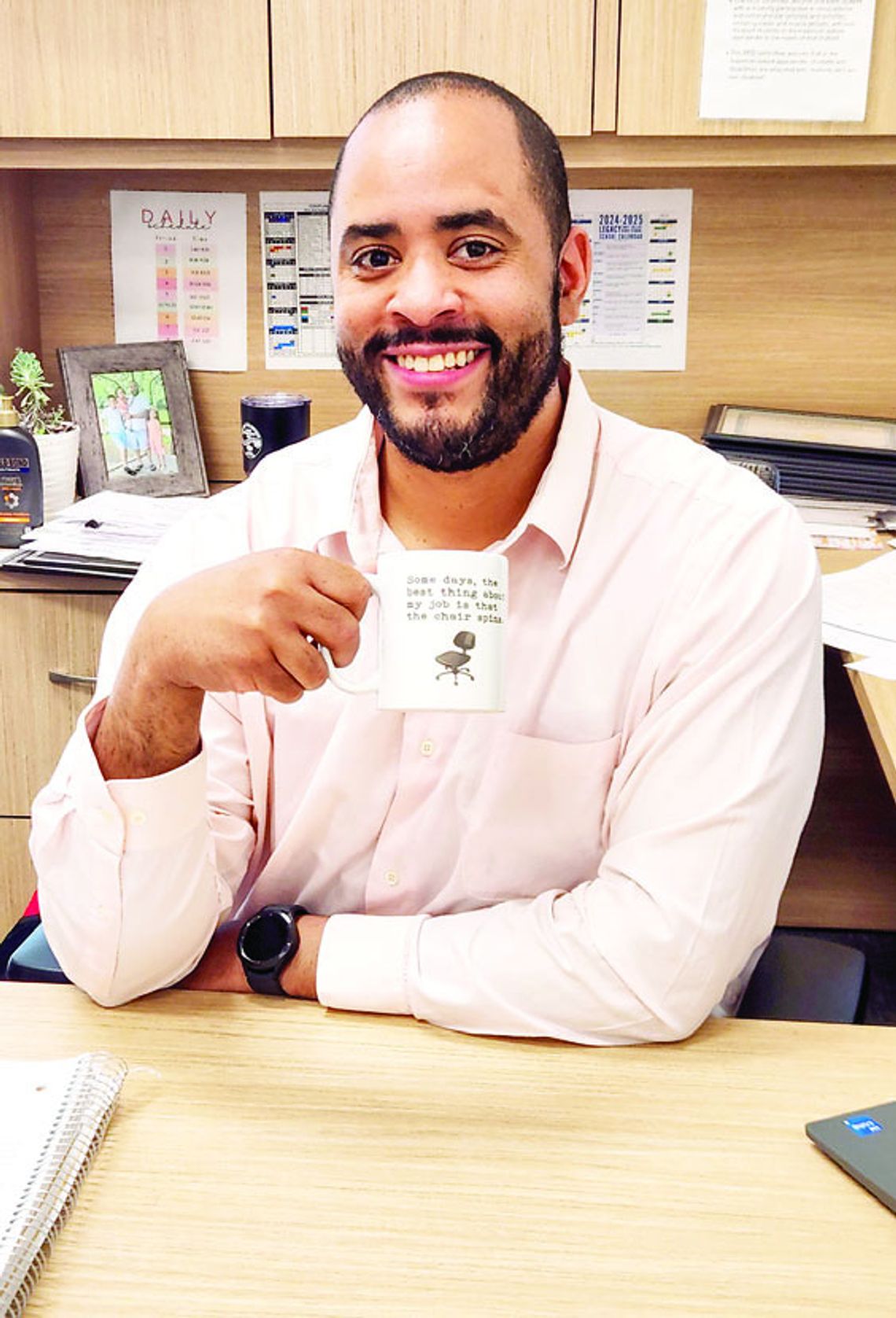 SERVING UP ‘COFFEE WITH THE PRINCIPAL’