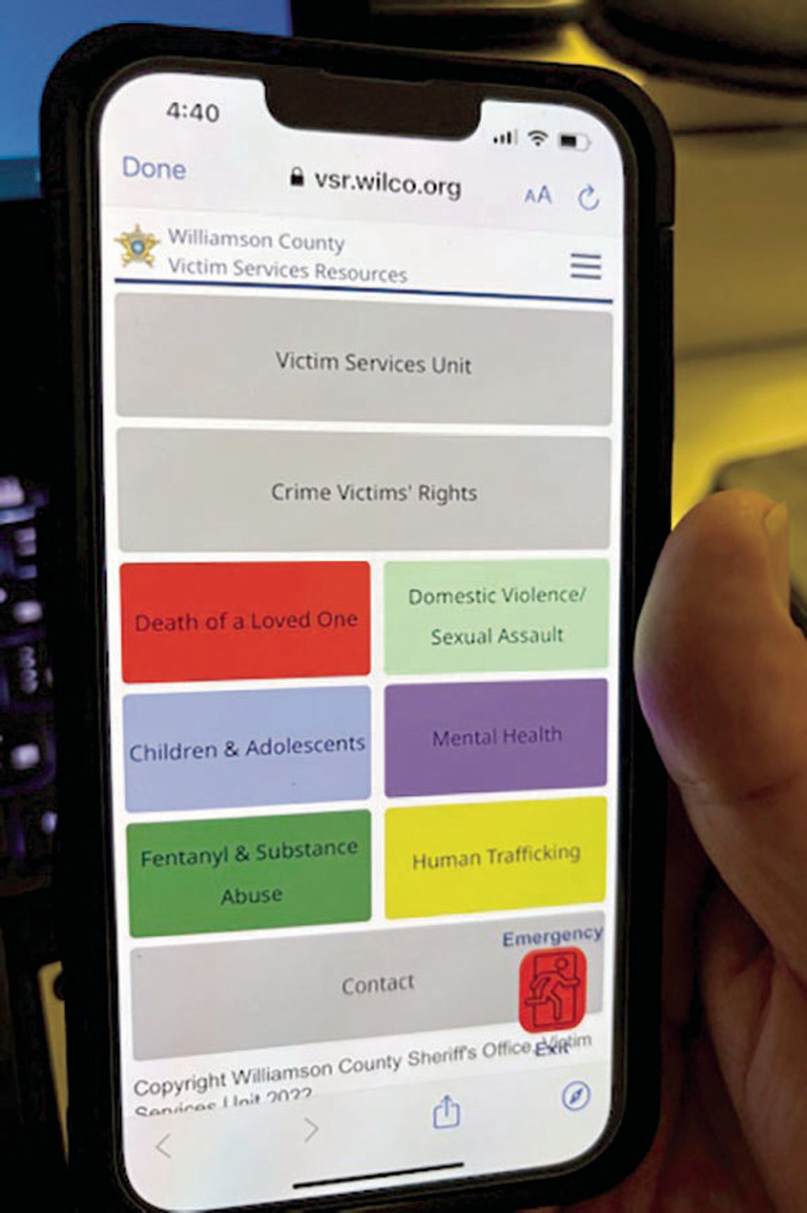 Sheriff’s Office app links crime victims to resources