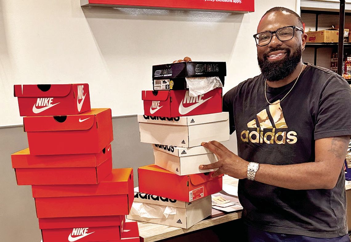 Sneaker drive provides shoes for kids