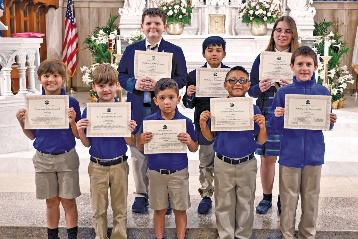 ST. MARY’S STUDENTS REWARDED FOR HUMILITY