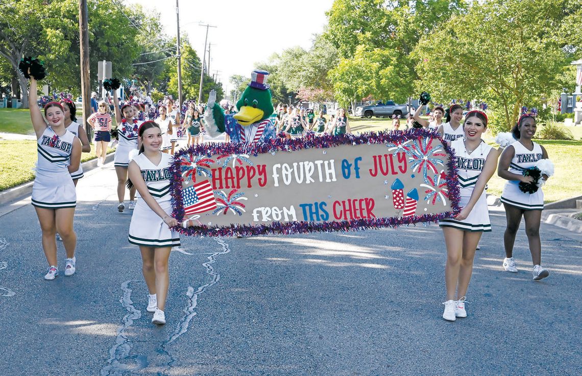 Taylor celebrates America’s birthday Taylor celebrates America’s birthday
