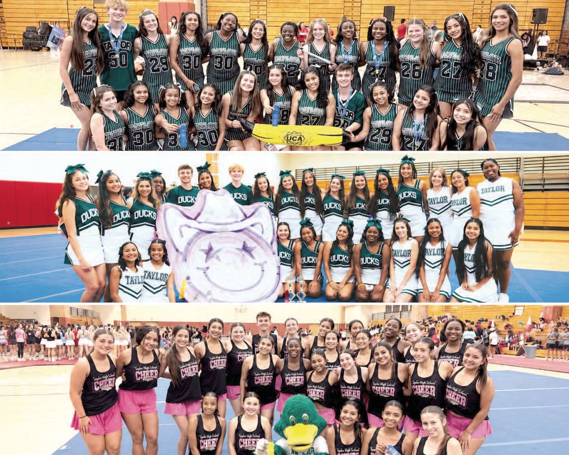 TAYLOR CHEER TEAMS EXCEL AT UCA CAMP TAYLOR CHEER TEAMS EXCEL AT UCA CAMP