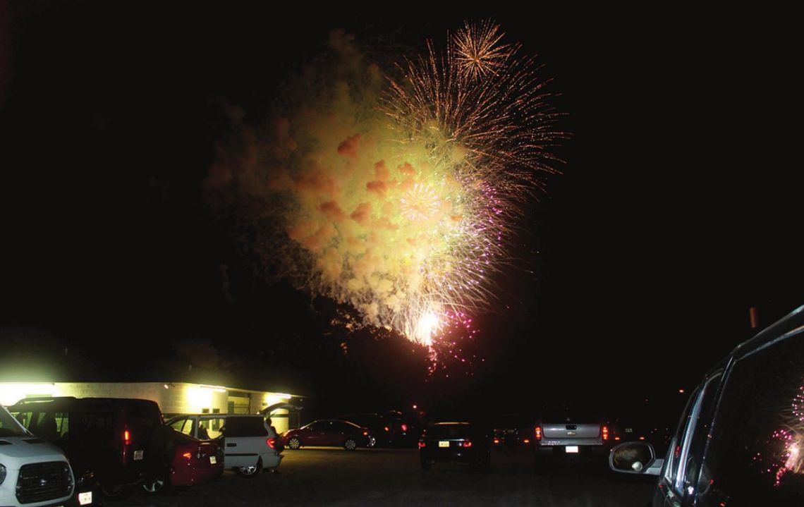 Fireworks launch over Murphy Park in Taylor July 4, 2021. Photo by Fernando Castro