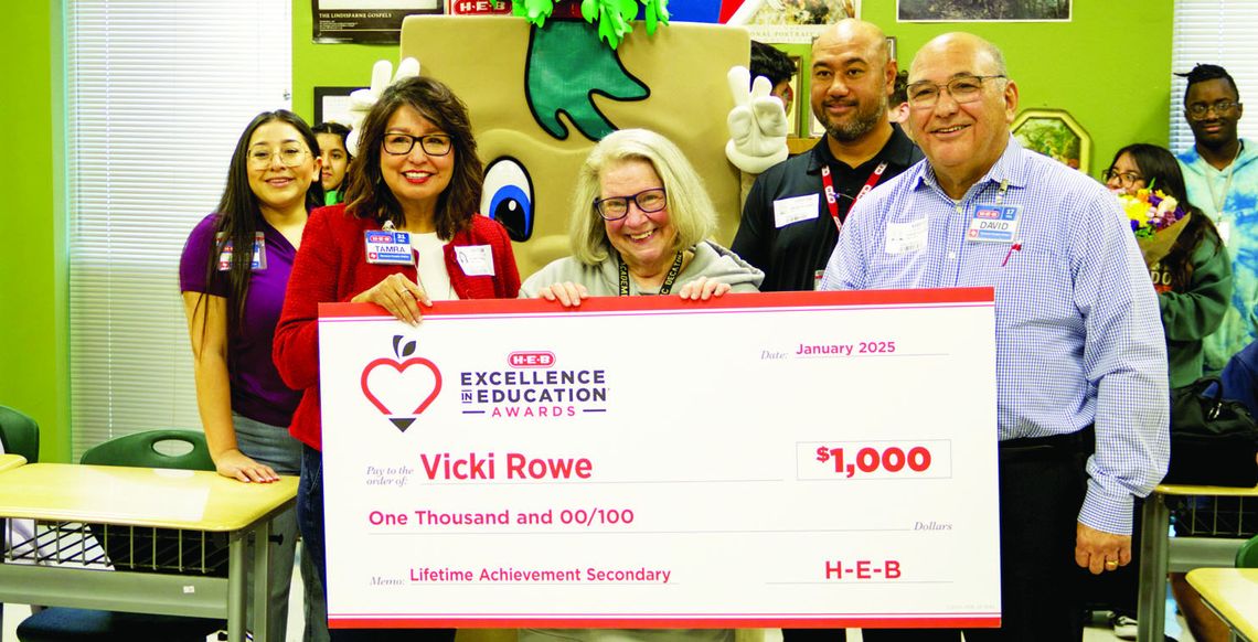 Taylor High teacher finalist for 3rd time in H-E-B competition