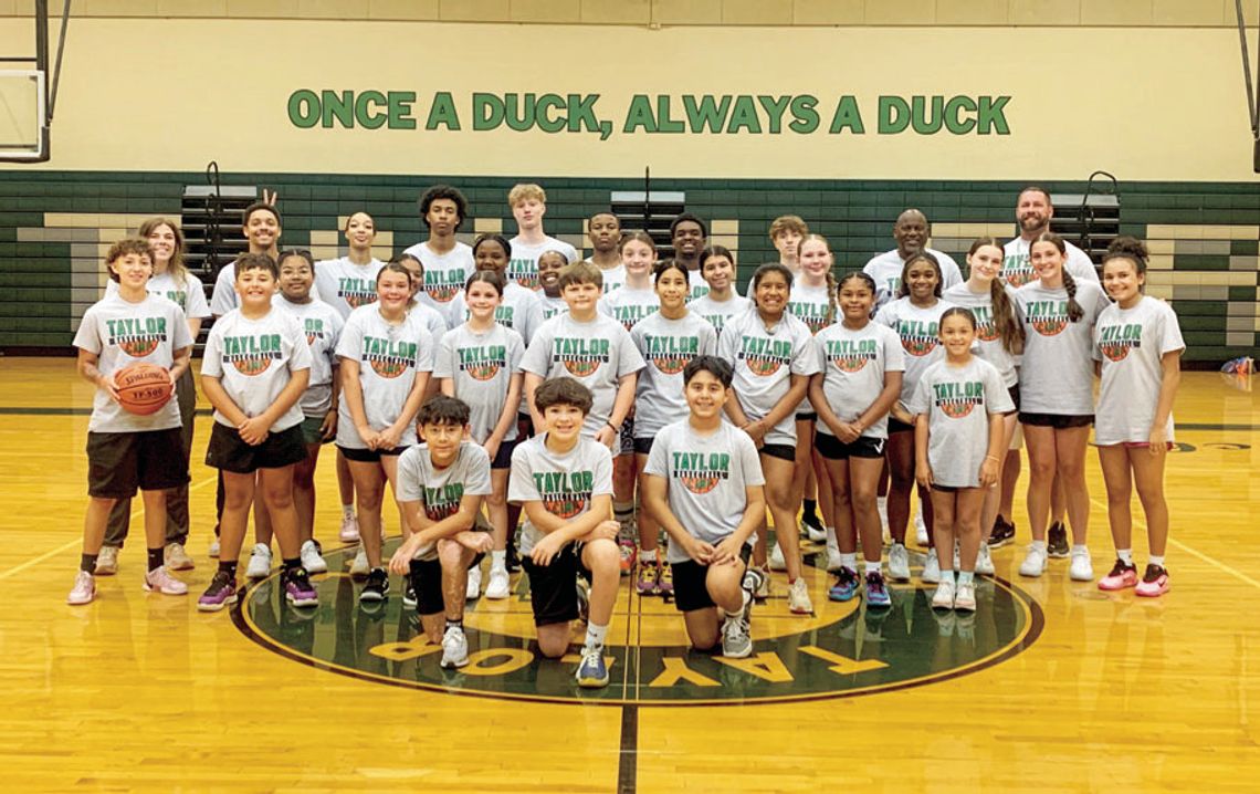Taylor hosts youth basketball camp