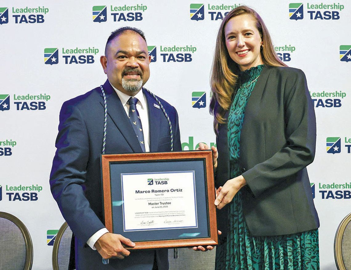 Taylor ISD president designated master trustee