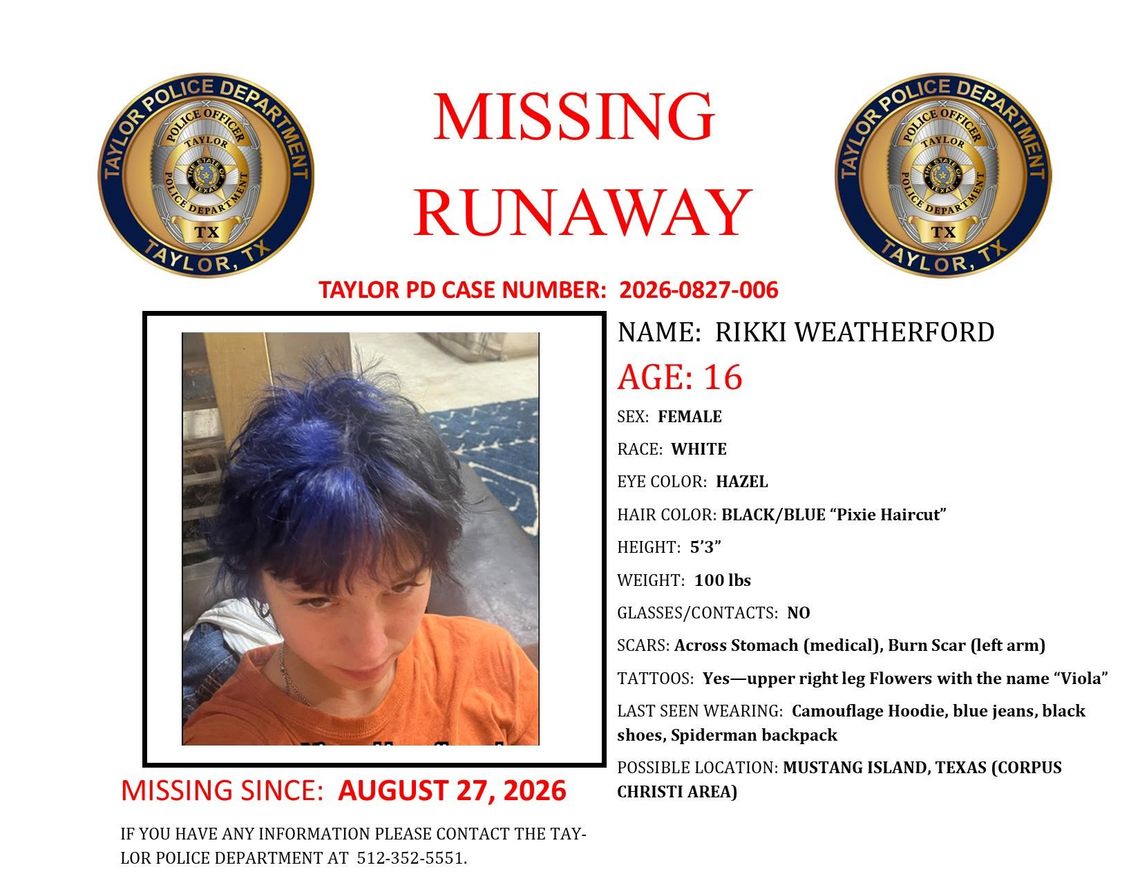 Taylor police seek help locating missing teen