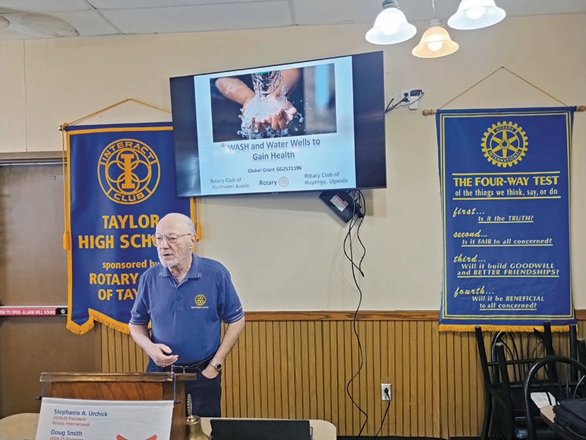 Taylor Rotary joins forces to provide clean water in Uganda