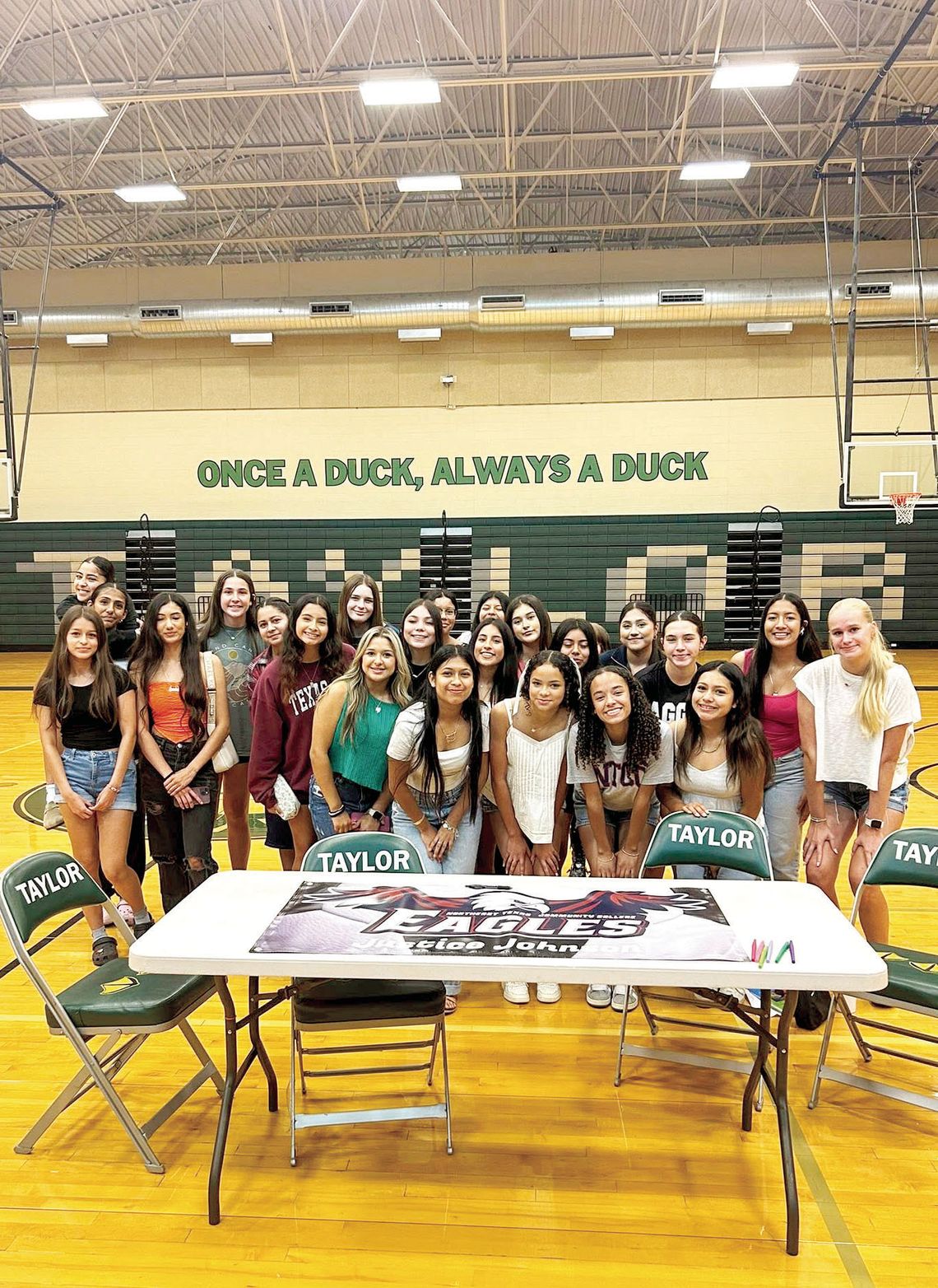 Taylor’s Johnson commits to collegiate soccer