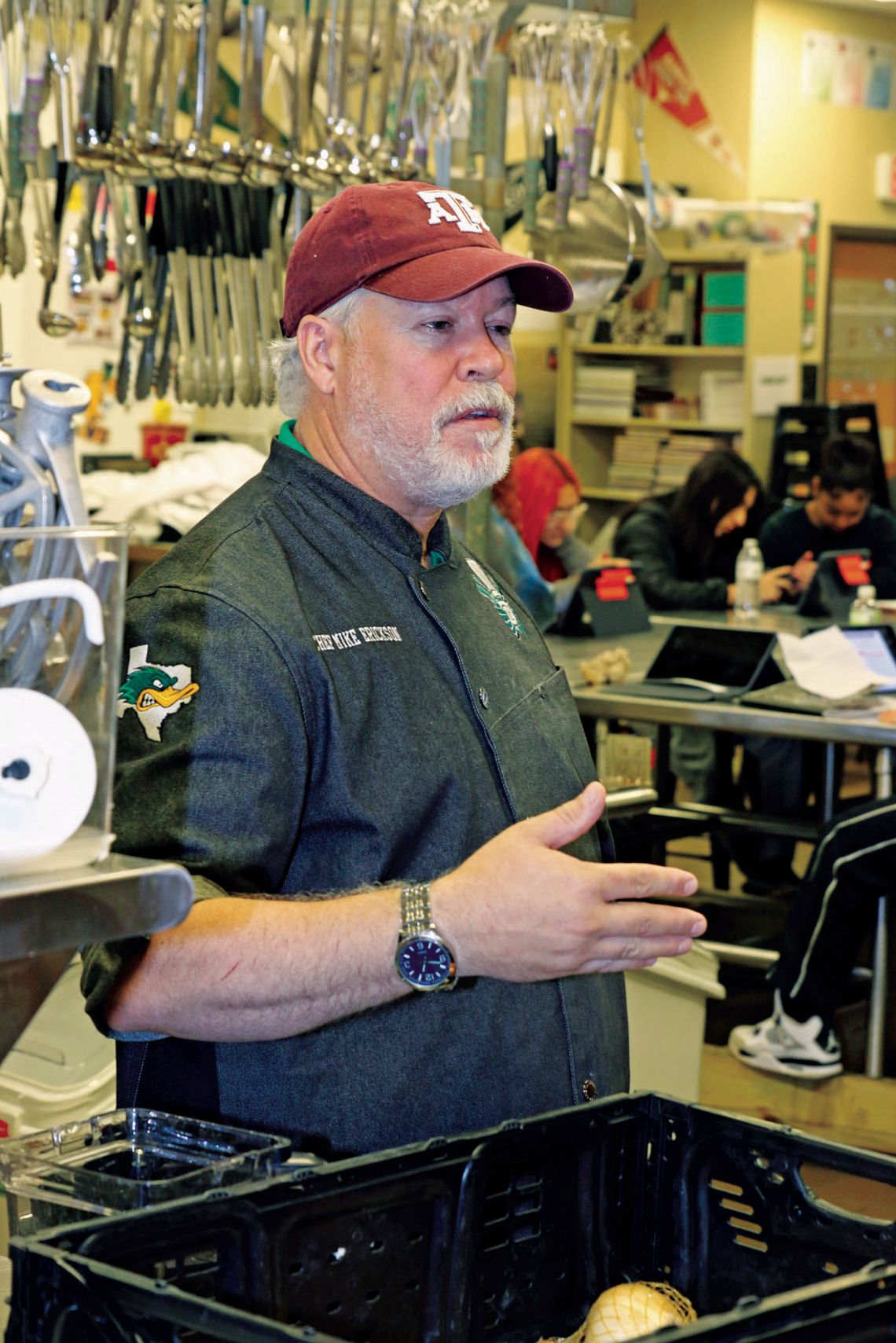 Taylor High School Culinary Arts teacher Chef Mike Erickson has been named to the Family and Consumer Sciences Teachers Association board of directors. Photo by Tim Crow