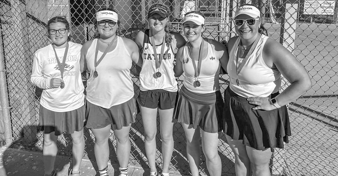 Taylor tennis hosts successful tourney