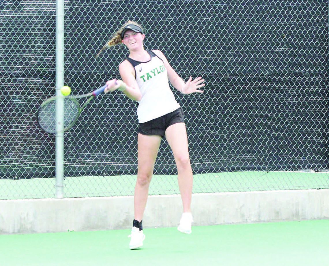 Taylor, Thrall tennis players headed to state tournament